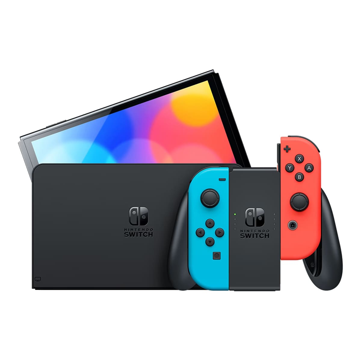 Купить игровая консоль nintendo switch oled 64gb neon, неоновый/красный с доставкой