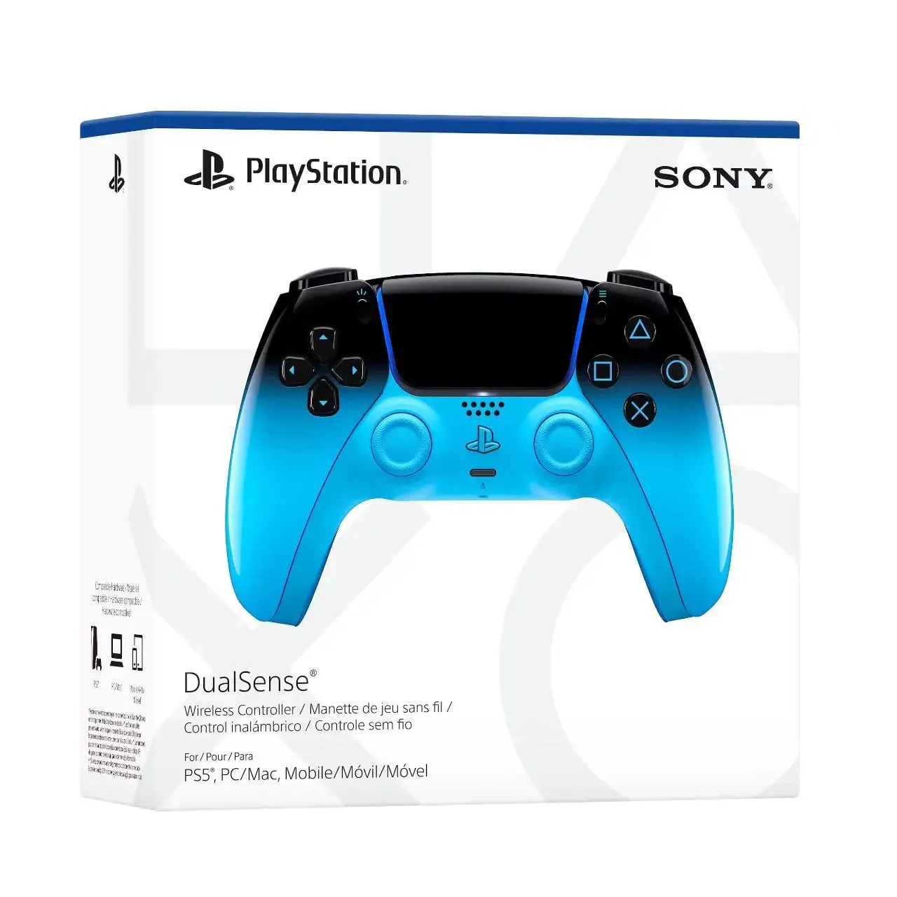 Купить геймпад sony dualsense для sony playstation 5 rhythm blue с доставкой