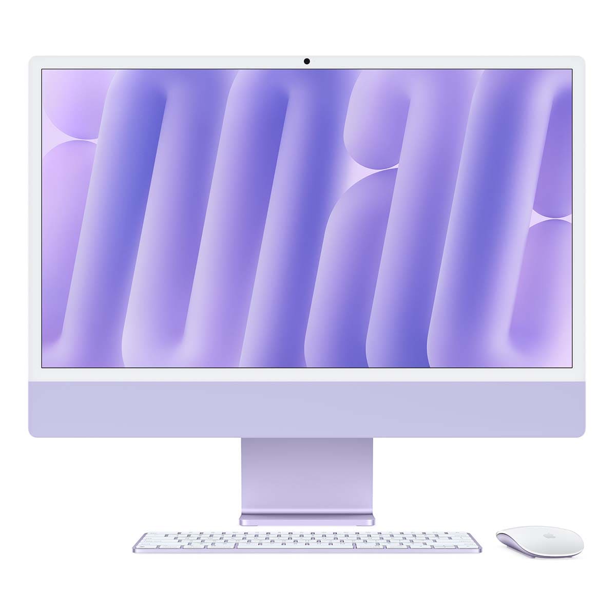 Купить apple imac 24" (m4 8c cpu, 8c gpu, 2024) retina 4,5k, 16 гб, 256 гб ssd фиолетовый с доставкой по России 