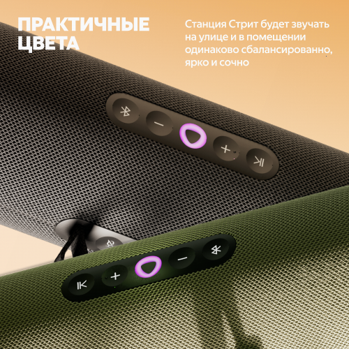 Купить умная портативная колонка яндекс станция стрит с алисой, чёрный, 30вт в Самаре