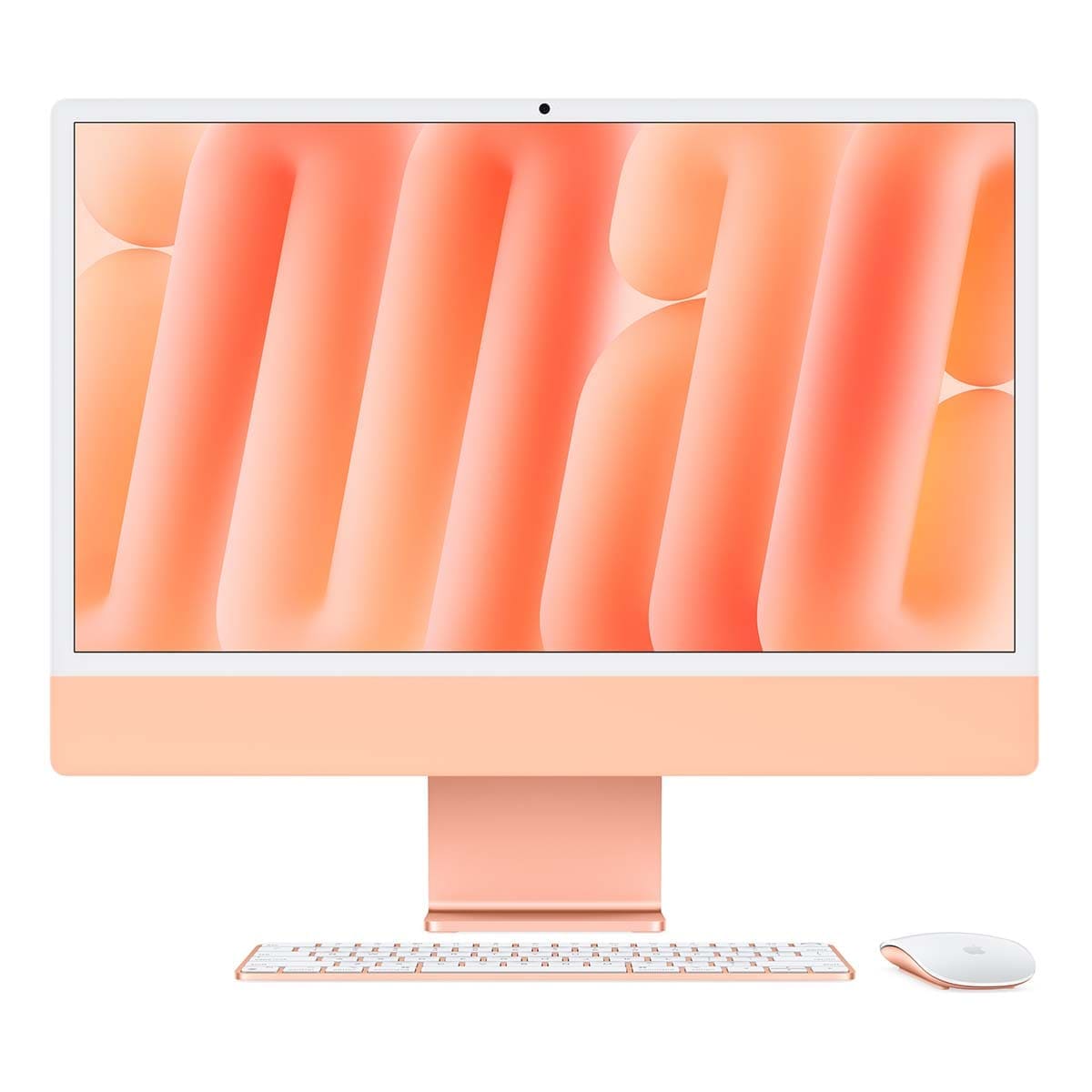 Купить apple imac 24" (m4 10c cpu, 10c gpu, 2024) retina 4,5k, 16 гб, 256 гб ssd оранжевый с доставкой по России 