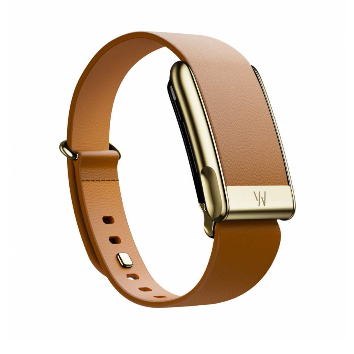 Кожаный ремешок для Whoop MG LIFE LeatherLuxe Band, размер S, Camel/Gold