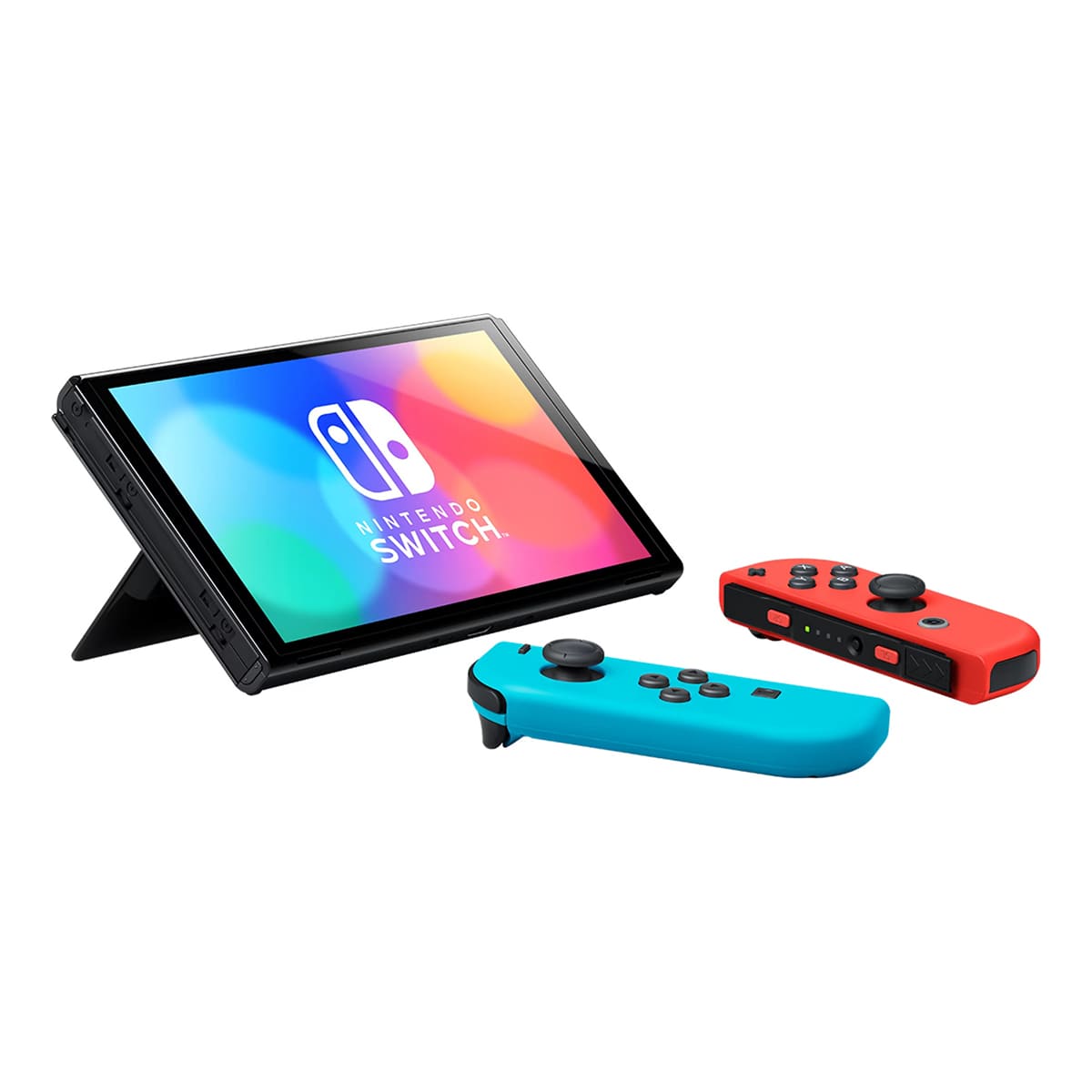 Купить игровая консоль nintendo switch oled 64gb neon, неоновый/красный с доставкой