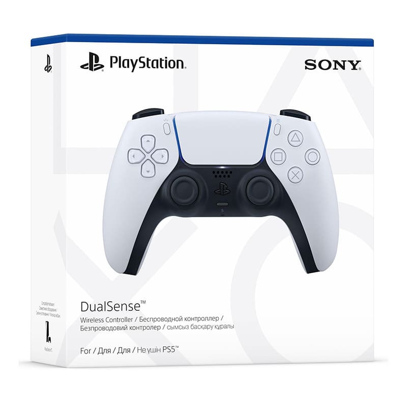 Купить геймпад sony dualsense для sony playstation 5 белый с доставкой