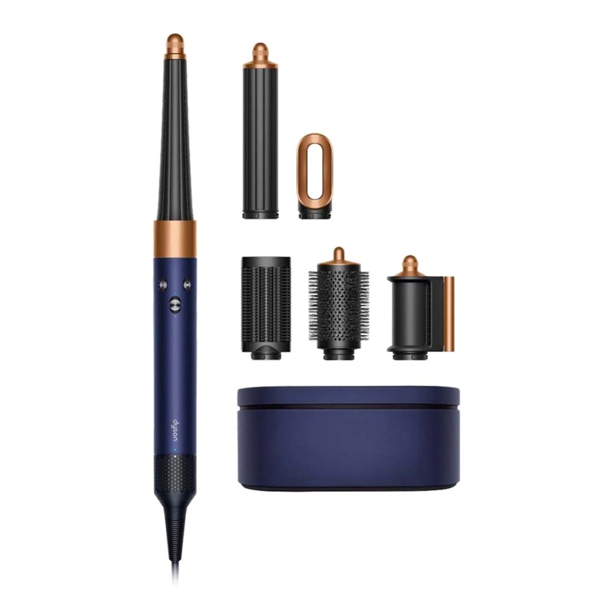 Стайлер Dyson Airwrap Long HS08 (CN/HK/KR) Straight+Wavy, Blue/Copper, синий/медь