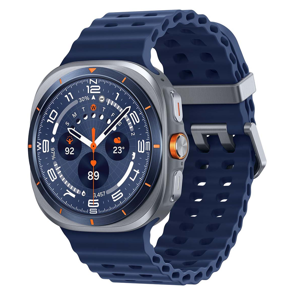 Купить часы samsung galaxy watch ultra 47 мм titanium blue, синий титан (2025) в Самаре